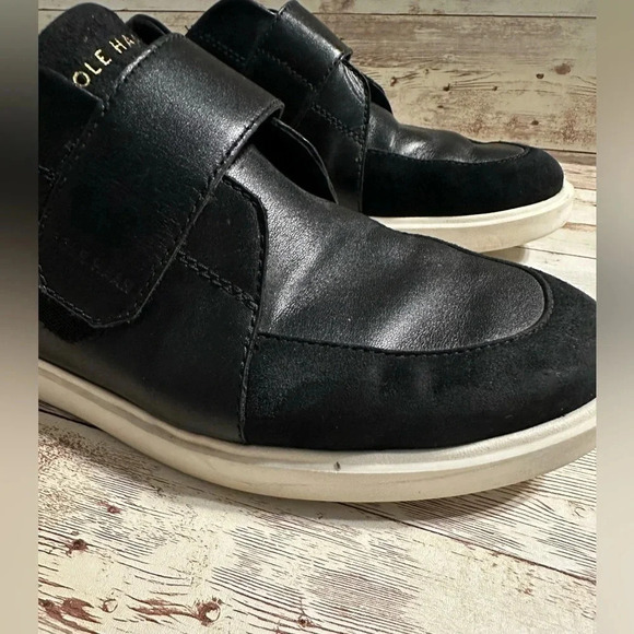 COLE HAAN Grandepro Women’s Size 8.5B Black Velcro - Picture 1 of 10